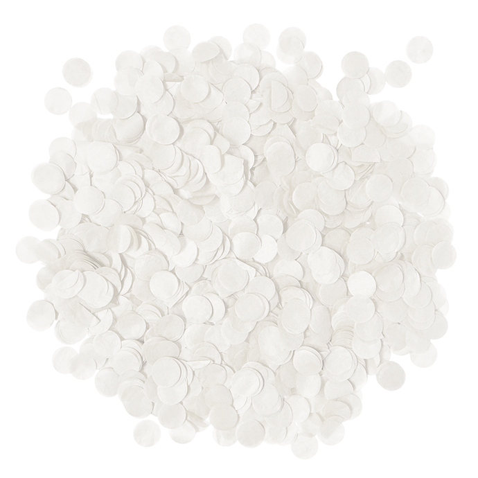 Bulk Confetti - White