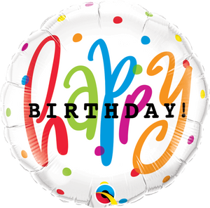 25283 Happy Birthday Dots