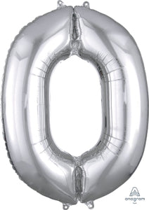27980 SuperShape™ Number "0" Silver