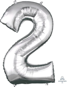 27982 SuperShape™ Number "2" Silver