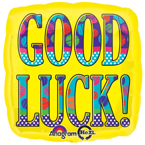 28911 Bold Yellow Good Luck