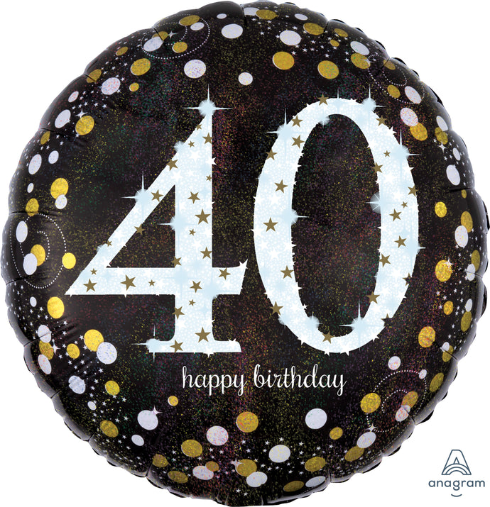 32130 Sparkling Birthday 40