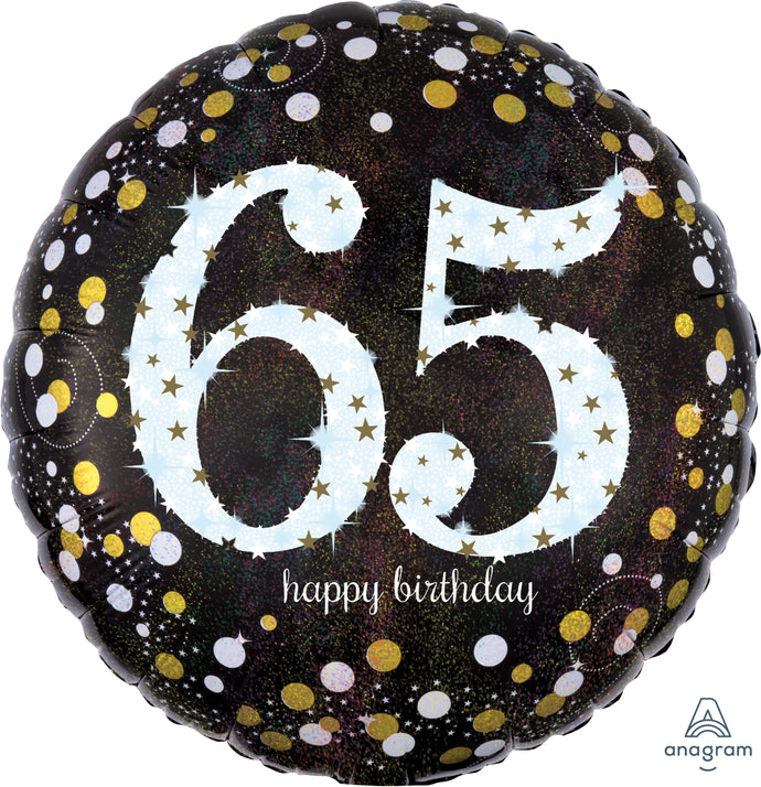 32133 Sparkling Birthday 65