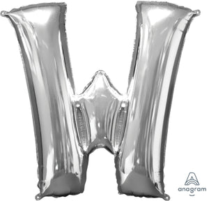 32993 Letter "W" Silver