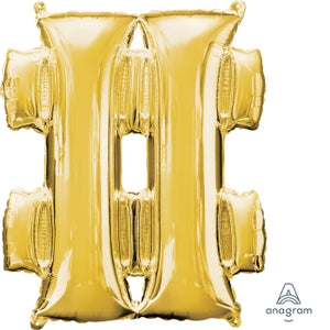 33004 Symbol "#" Gold