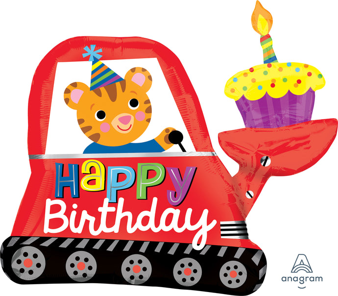 33601 Happy Birthday Digger Cupcake