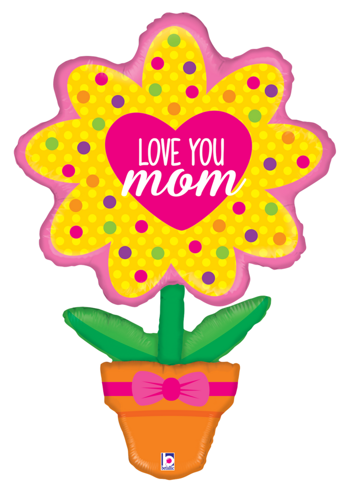 35534 Love You Mom Flower Pot