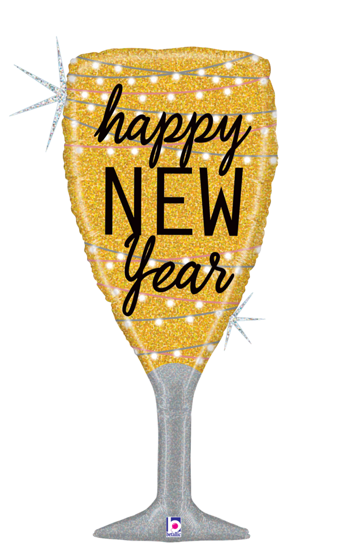 35739 New Year Champagne Glass