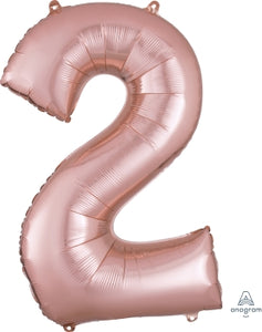 36212 SuperShape™ Number "2" Rose Gold