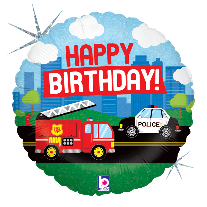 36702 Emergency Vehicle Birthday