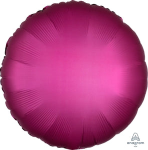 36827 Satin Luxe Pomegranate Round