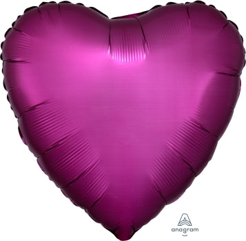 36828 Satin Luxe Pomegranate Heart