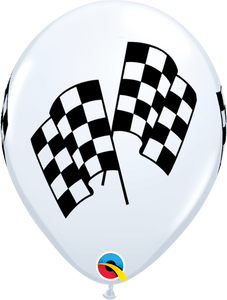 37118 Racing Flags 11" Round (50ct)