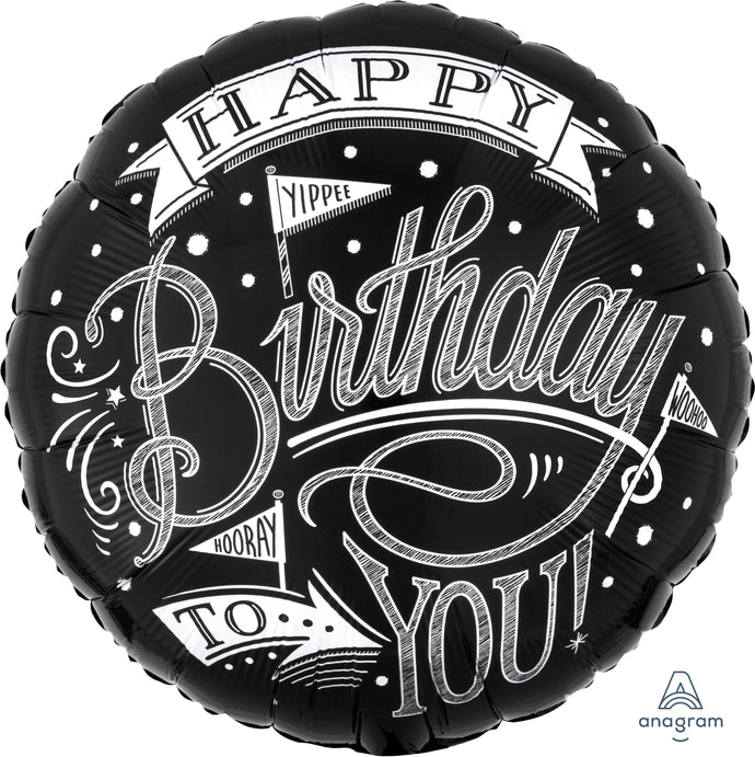 37407 Hooray It's Your Birthday Chalkboard