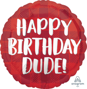 39623 Happy Birthday Plaid