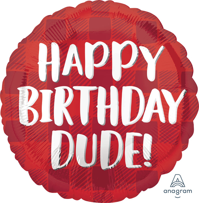 39623 Happy Birthday Plaid