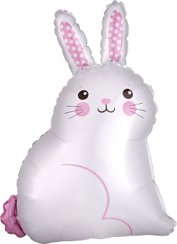 40529 White Satin Bunny