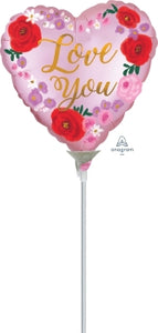 40587 Satin Love You Painted Floral