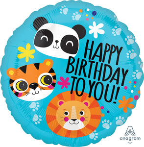 41222 Lion, Tiger & Panda HBD