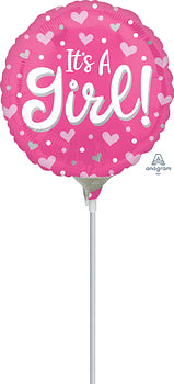41428 It's A Girl Hearts & Dots
