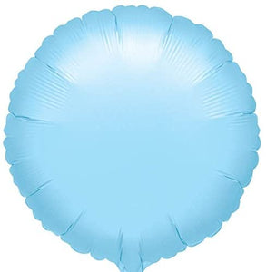 4" Round - Light Blue