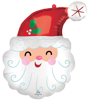 43342 Smiley Satin Santa Head