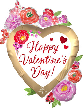 43640 Satin HVD Watercolor Floral