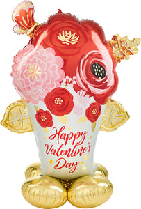 43732 HVD Satin Painted Flowers
