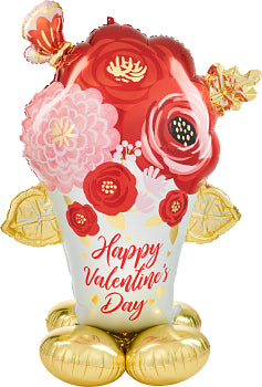43732 HVD Satin Painted Flowers