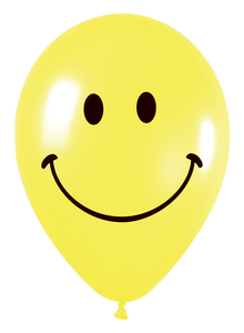 55695 Smiley Face Yellow 18" Round