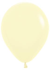155647 Pastel Matte Yellow 5" Round