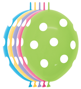 54117 Polka Dot Deluxe Assortment 12" LINK-O-LOON® (50ct)