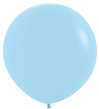 Load image into Gallery viewer, 155289 Pastel Matte Blue 24" Round (10ct)
