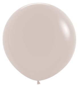 170596 Fashion White Sand 24" Round (10ct)
