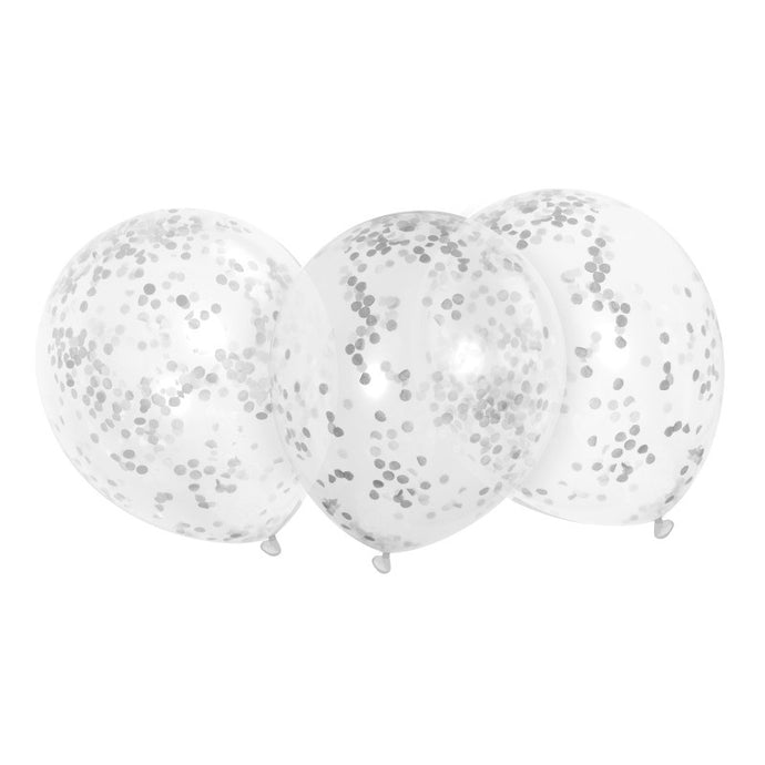 56408 Clear with Silver Confetti 12