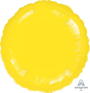 80050 Metallic Yellow Round