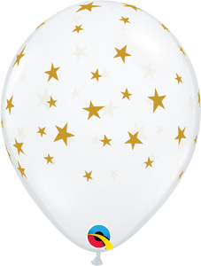 88283 Diamond Clear Contempo Stars 11" Round