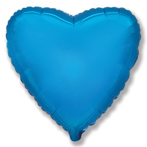 4" Heart - Blue