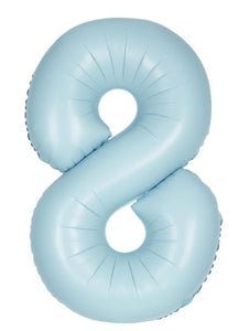 13898 Number "8" Matte Blue
