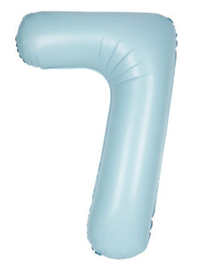 13897 Number "7" Matte Blue