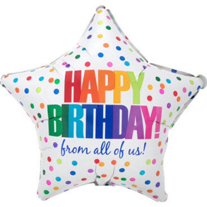 41313 Happy Birthday From All Of Us Dots