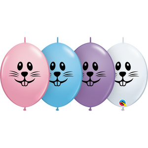 12677 Bunny Face 6" QuickLink® Balloons