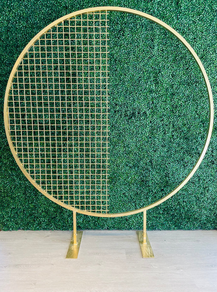 6ft Round Half Mesh Hoop Rental