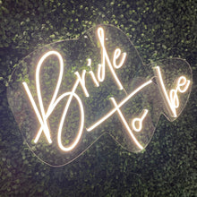Load image into Gallery viewer, Bride To Be Neon Sign Rental - White
