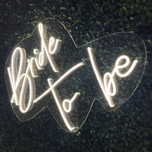Load image into Gallery viewer, Bride To Be Neon Sign Rental - White
