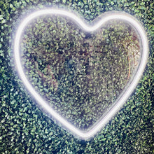 Load image into Gallery viewer, Heart Neon Sign Rental - White
