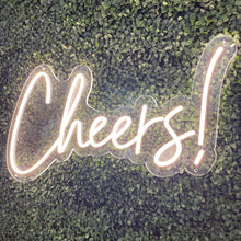 Load image into Gallery viewer, Cheers Neon Sign Rental - White
