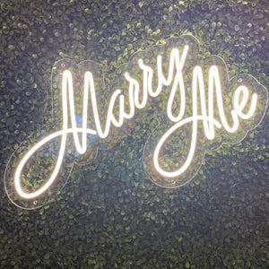 Marry Me Neon Sign Rental