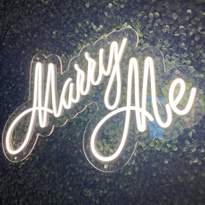 Marry Me Neon Sign Rental