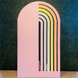 6.5ft Half Rainbow Panel Rental